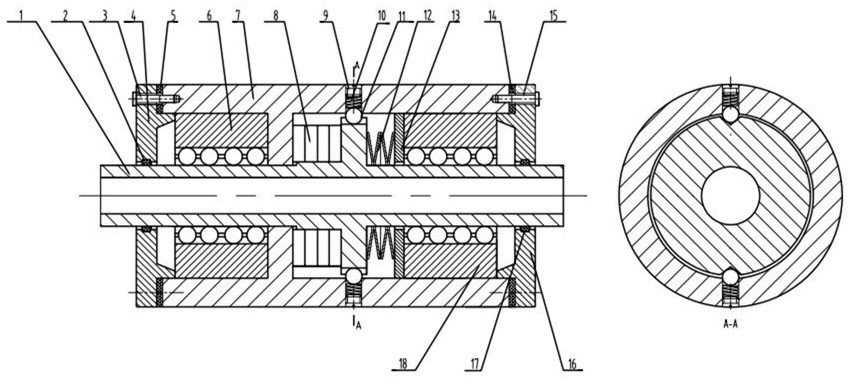 一種壓電式軸向振動主軸