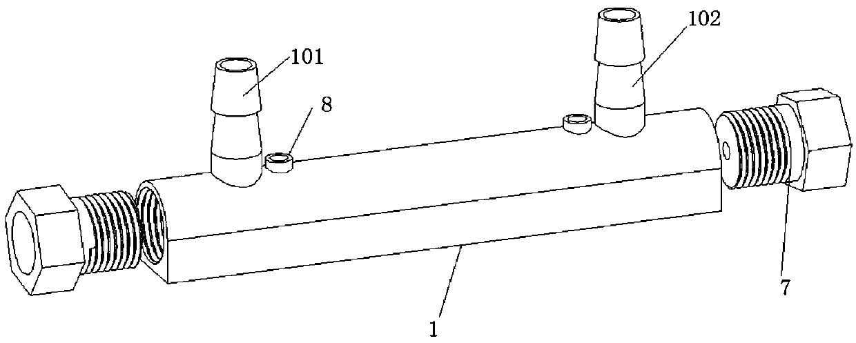 一種透析廢液電導(dǎo)率測(cè)量裝置