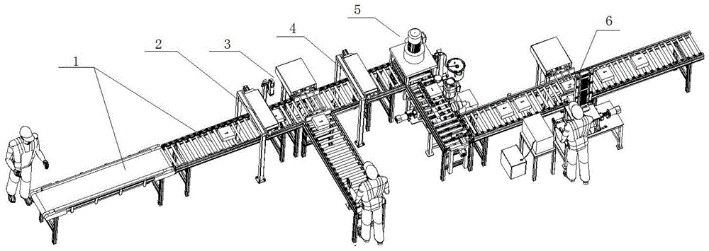 耐火磚自動(dòng)標(biāo)識(shí)及檢測(cè)工作線