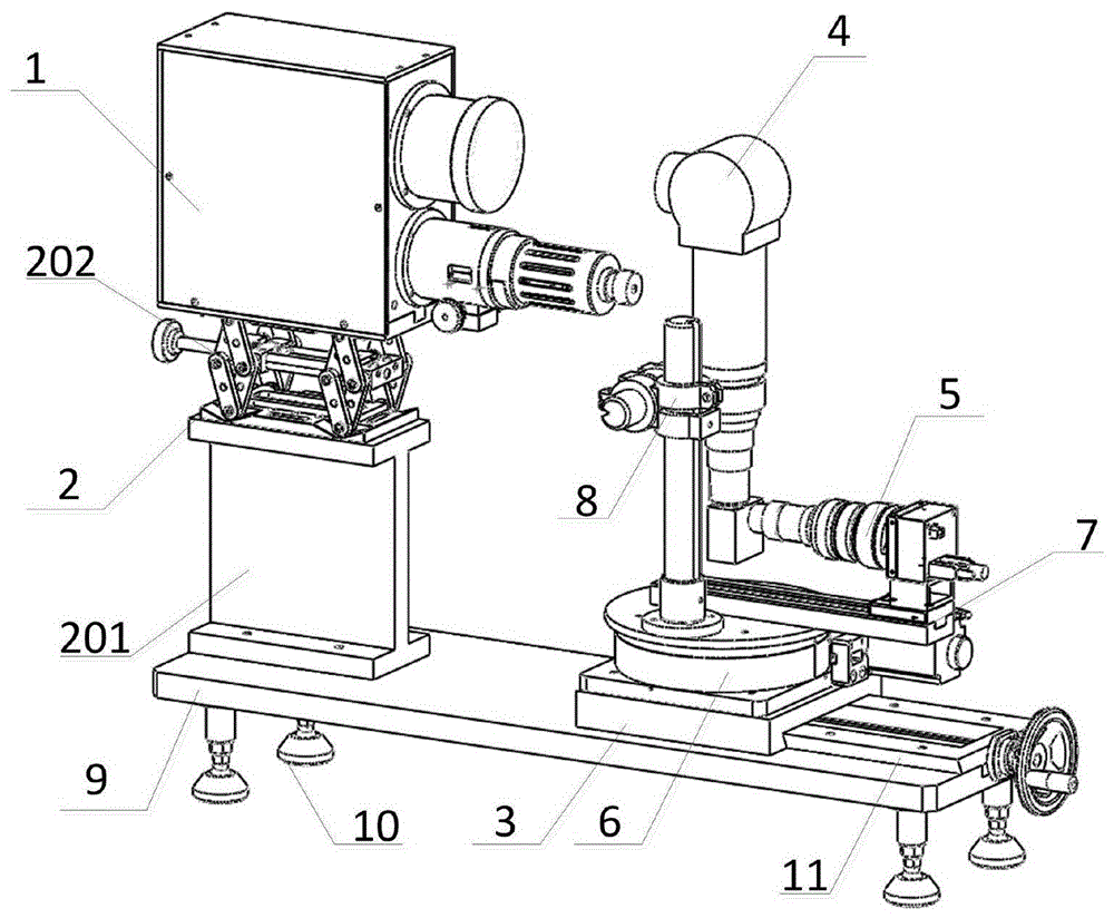 一種適用于周視瞄準鏡的檢測裝置及方法